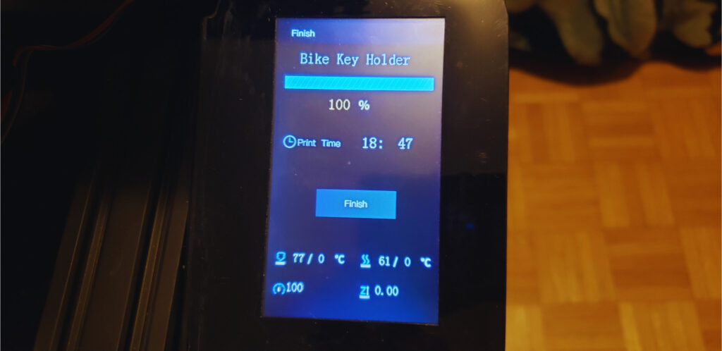 Bike key holder 2